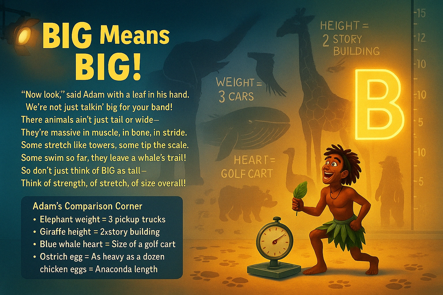 Adam's BIG Animals Book