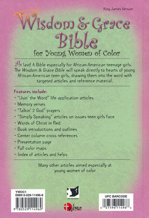 Wisdom and Grace Bible for Young Women of Color
