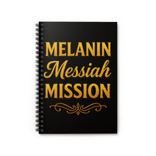Melanin Mission Spiral Notebook - Creative Journal, Gift for Influencers, Black History Month, Self-Care, Inspirational Writing