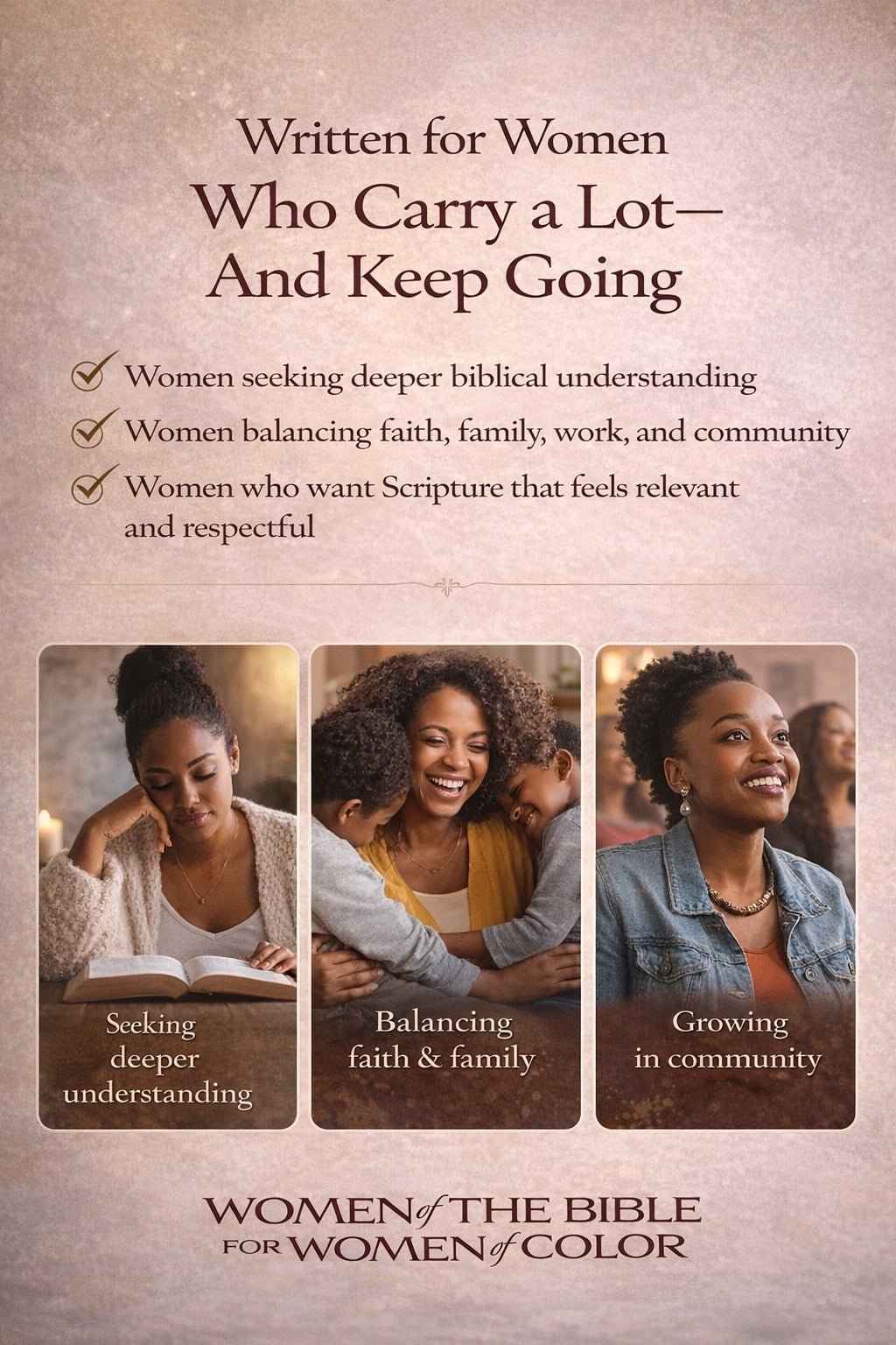 Women of the Bible for Women of Color Workbook and Personal Study Guide-25 pack-POD