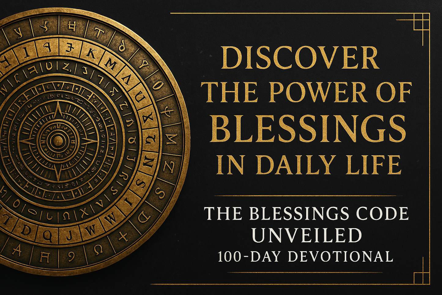 The Blessings Code- Unveiled-100 Day Devotional  - 237 pages