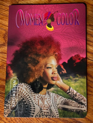 Women of Color Afro and the Mountains Notebook /Calendar 2025-2026