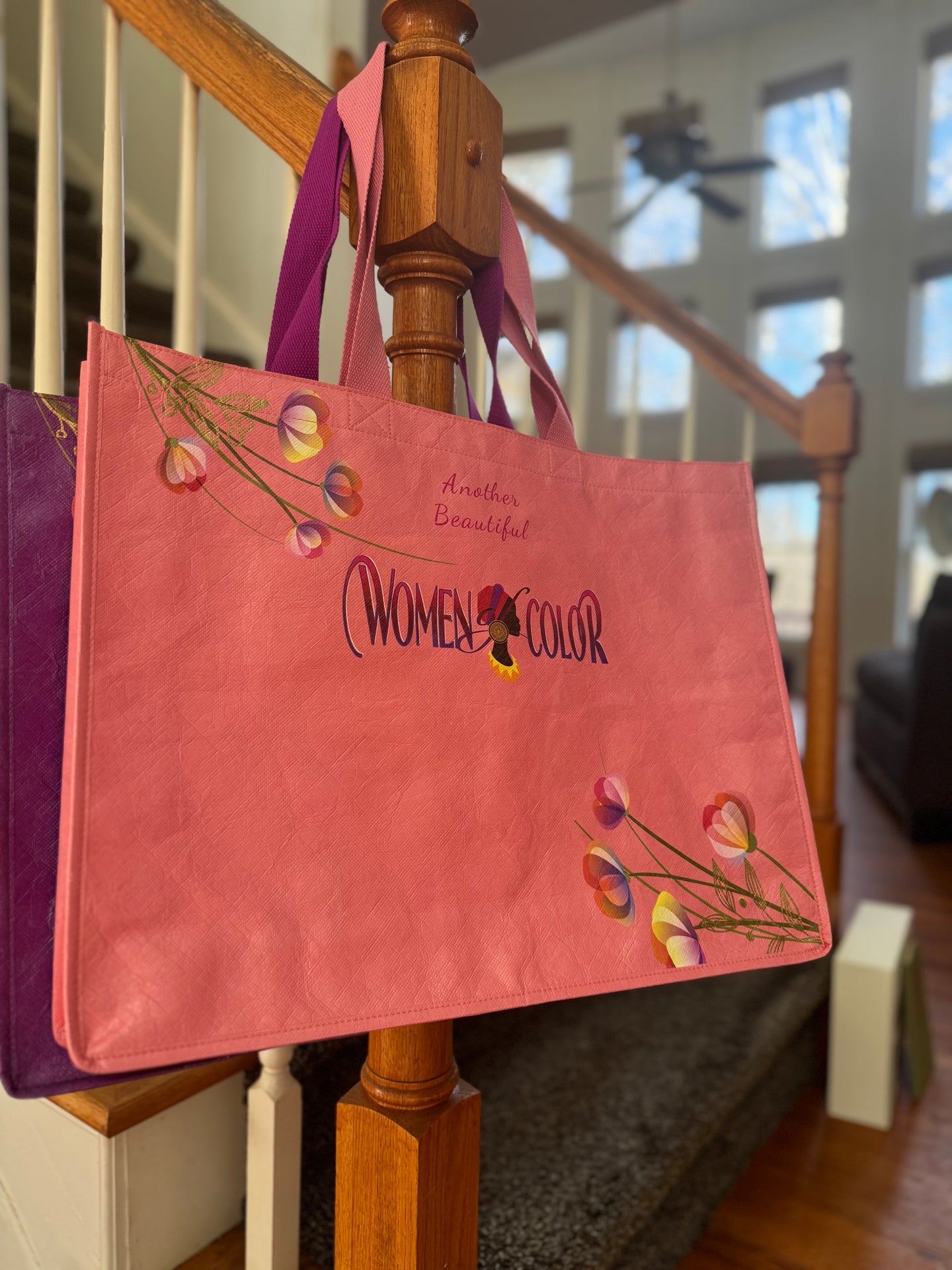 The New Women of Color PINK Tote Bag x 12