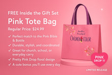 HOLIDAY PINK DROP 1 - PREMIUM Women of Color Study Bible Gift Set  - currently $79.99