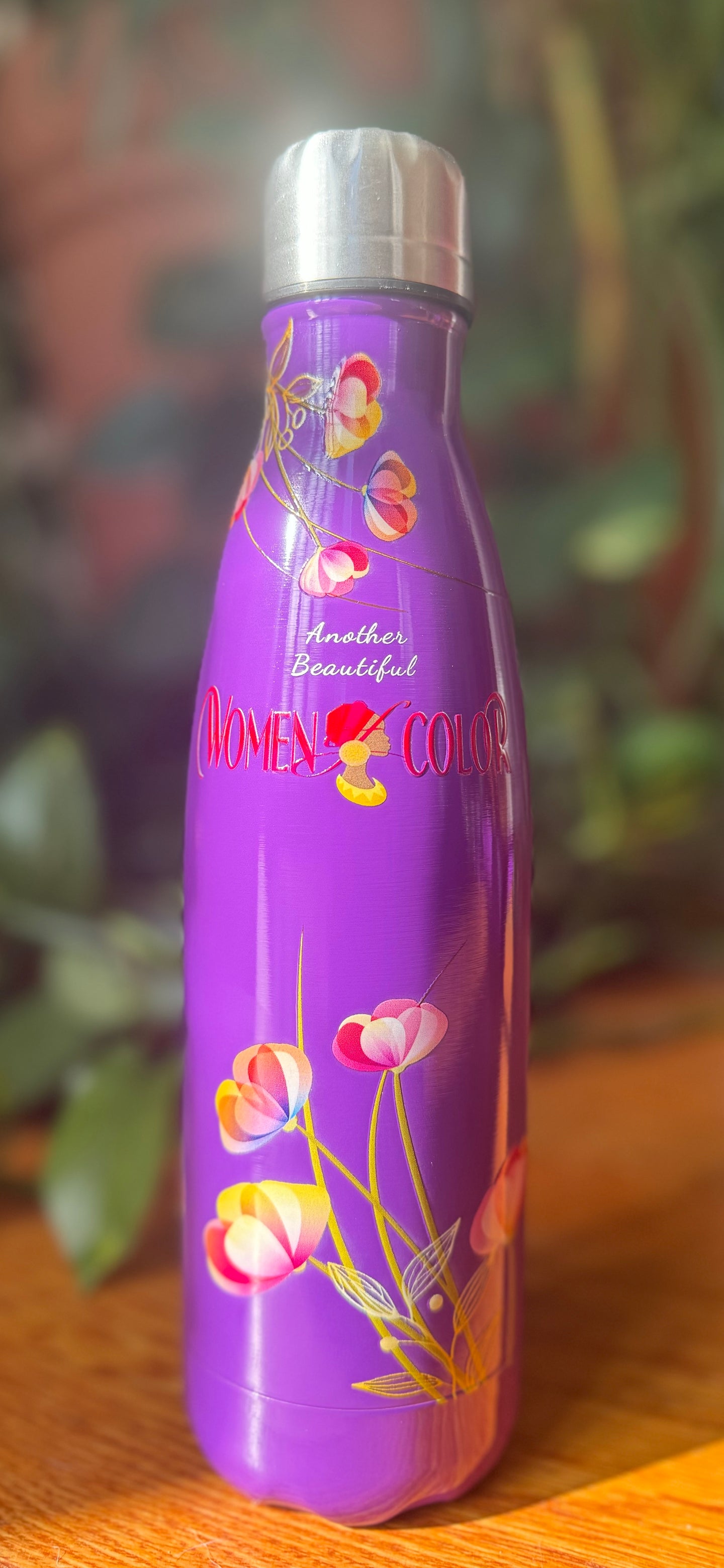 Women of Color Purple Water Bottle x 6