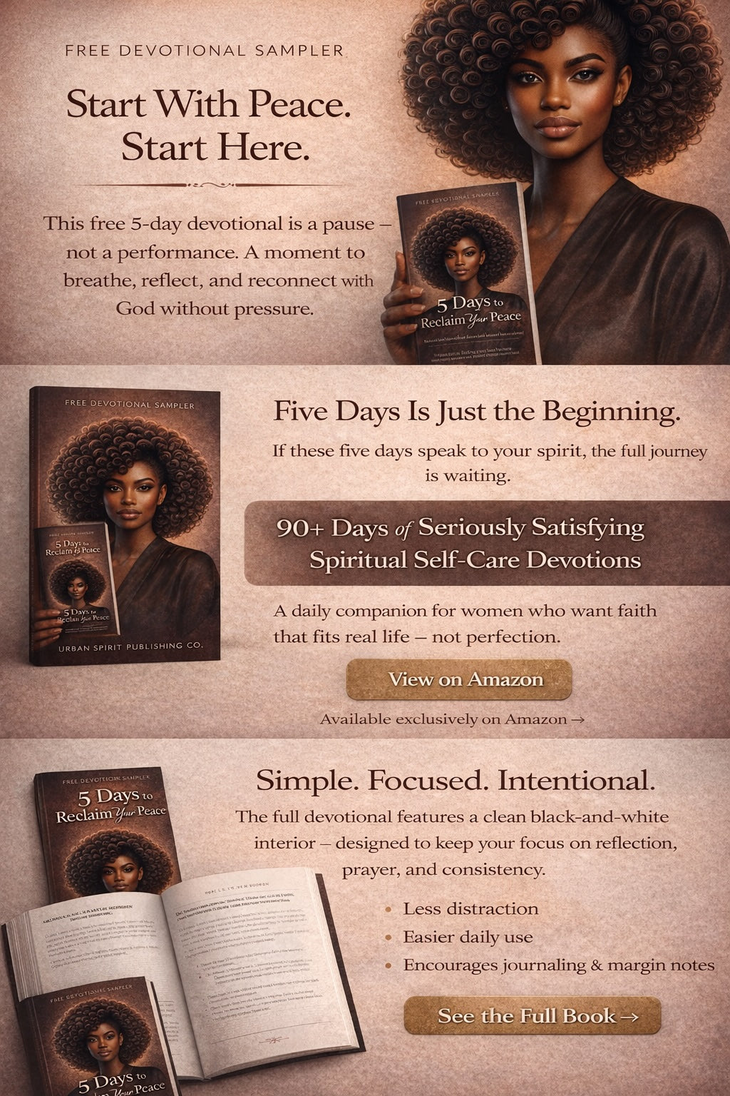 Reclaim Your Peace Free 5-Day Devotional for Women of Color