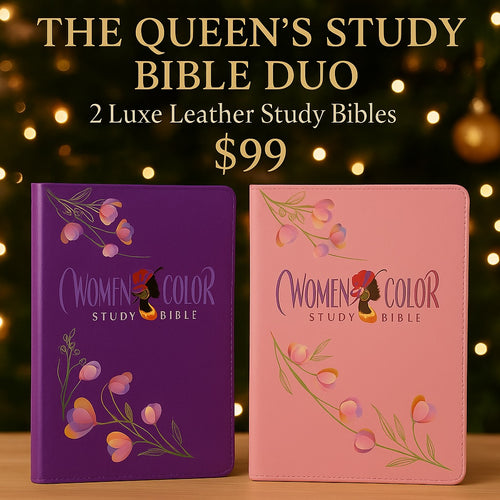 👑 The Queen’s Study Bible Duo — Holiday Edition