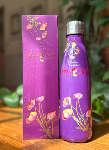 Women of Color Purple Water Bottle