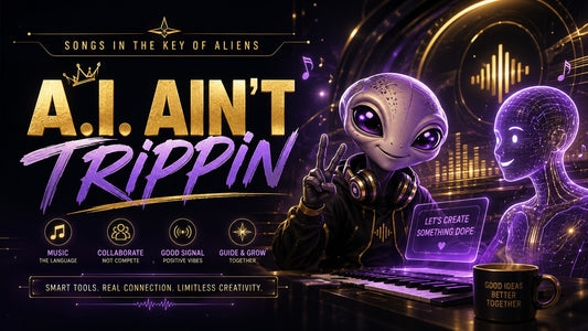 AI AIN"T TRIPPIN - Single from the Songs in the Key of Aliens album