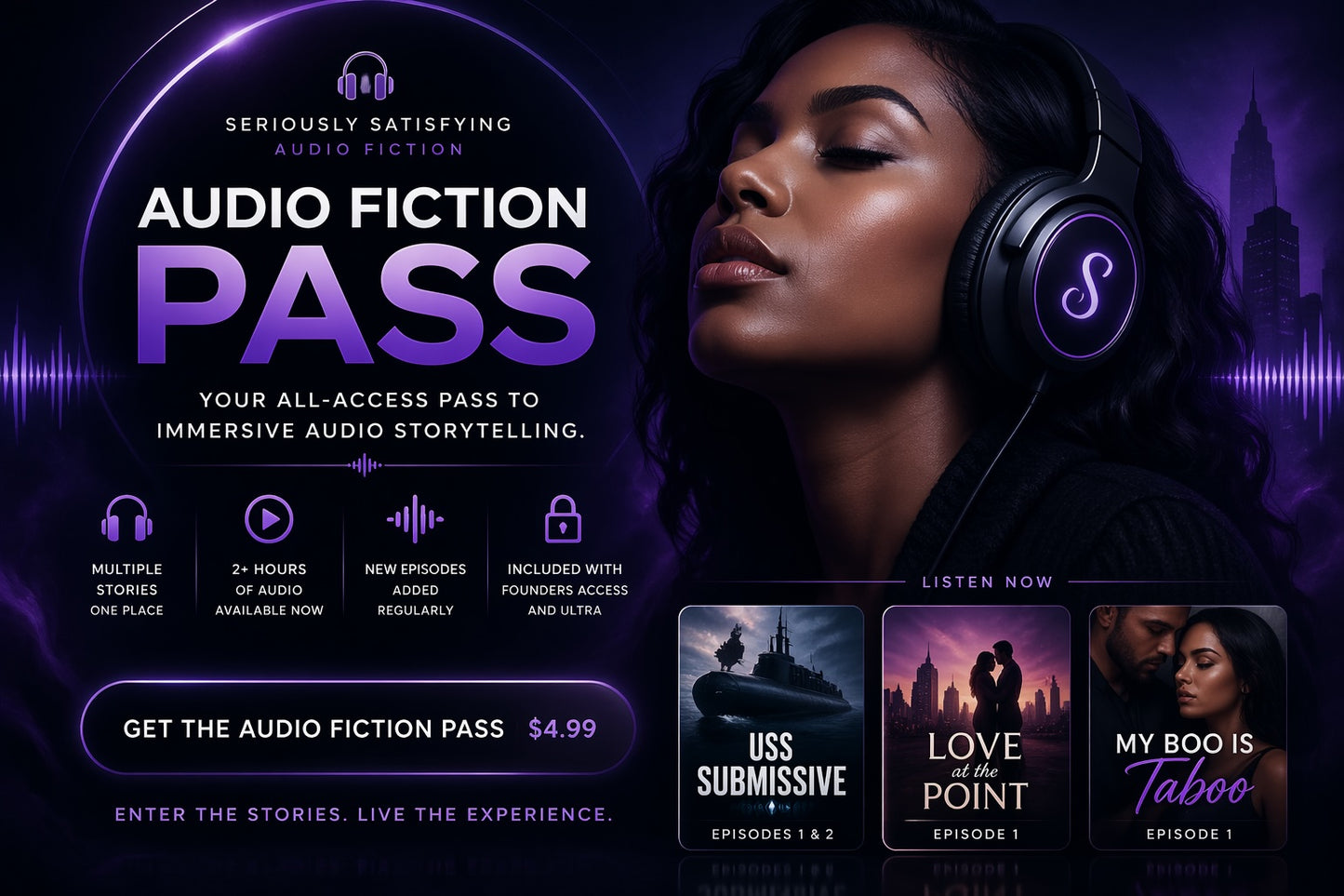 Audio Fiction PASS — Full Access