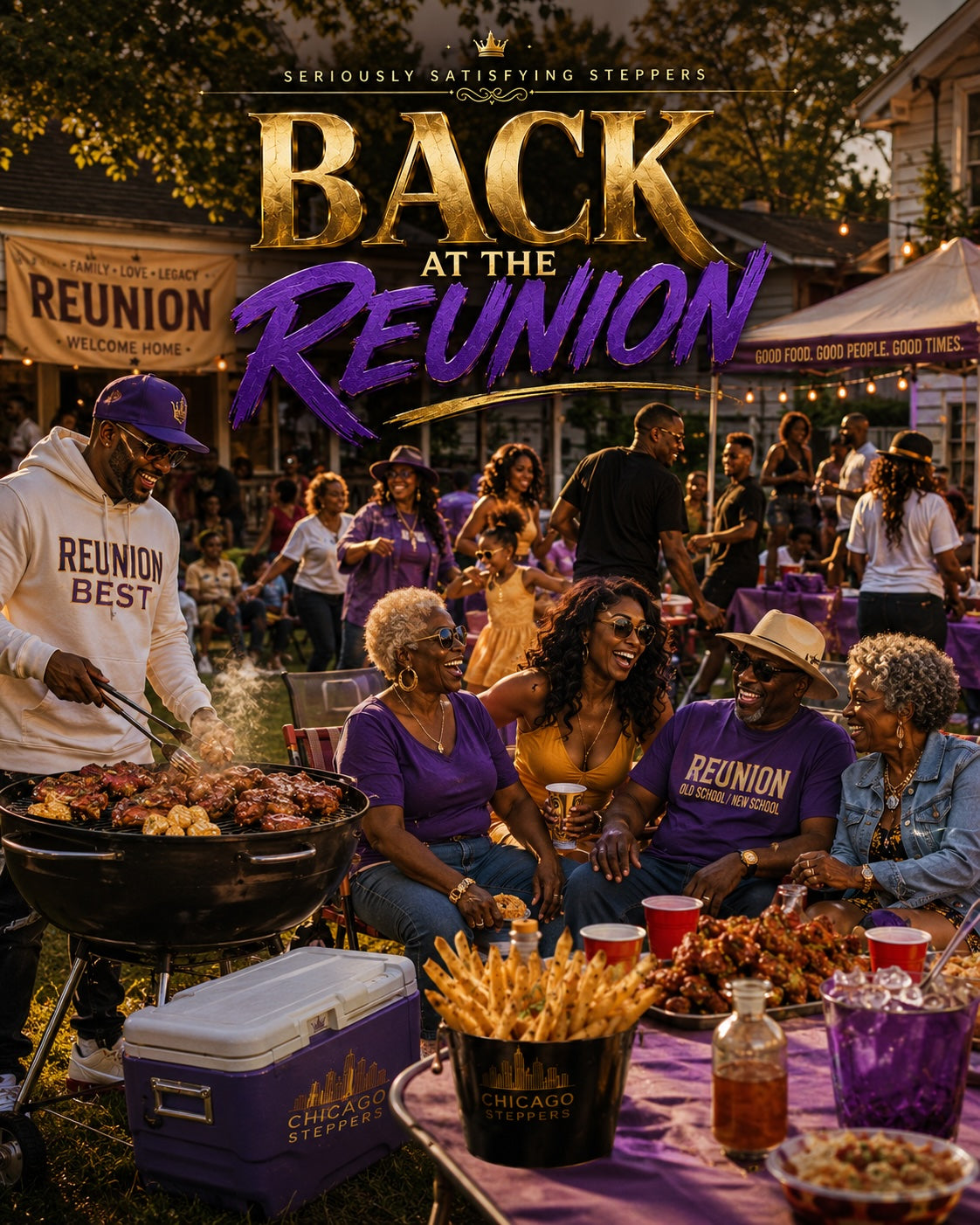 AT THE REUNION -  from the Seriously Satisfying Steppers album