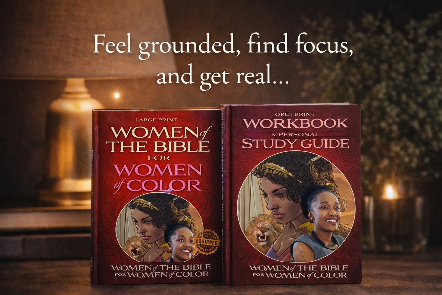 Women of the Bible for Women of Color: A Motivational  Workbook Inspirational  Personal Study Guide - Large Print