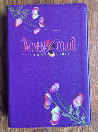 PURPLE 10 Pack - Women of Color Study Bible - Purple Lux Leather