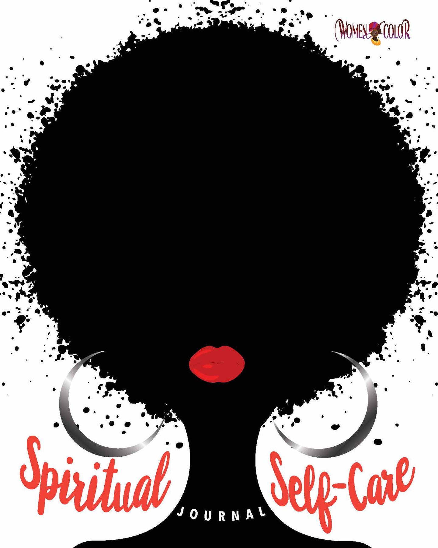 Women of Color Spiritual Self-Care Journal - Black Edition with lay-flat binding