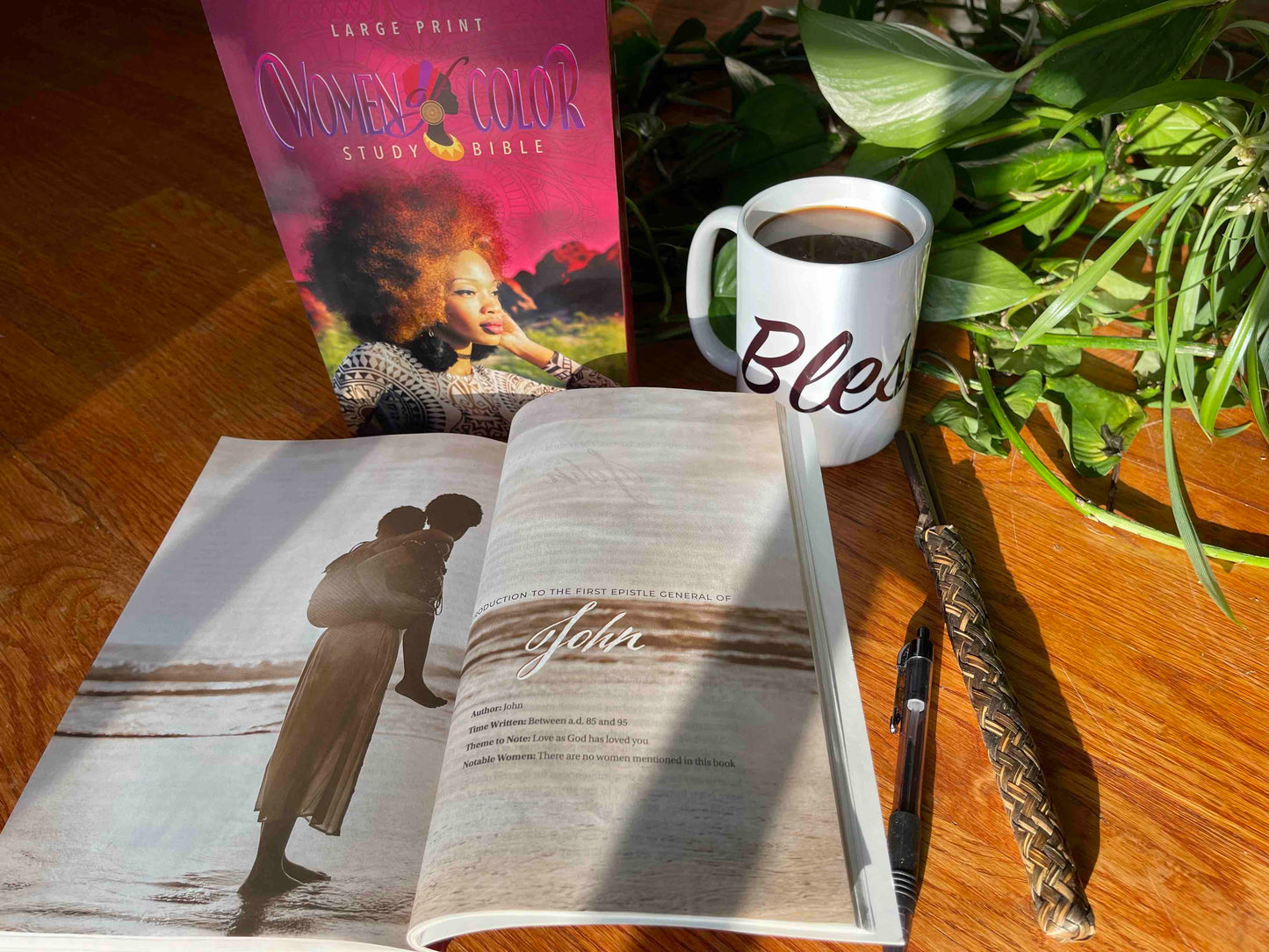 Women of Color Study Bible - Purple Luxleather Softouch Edition