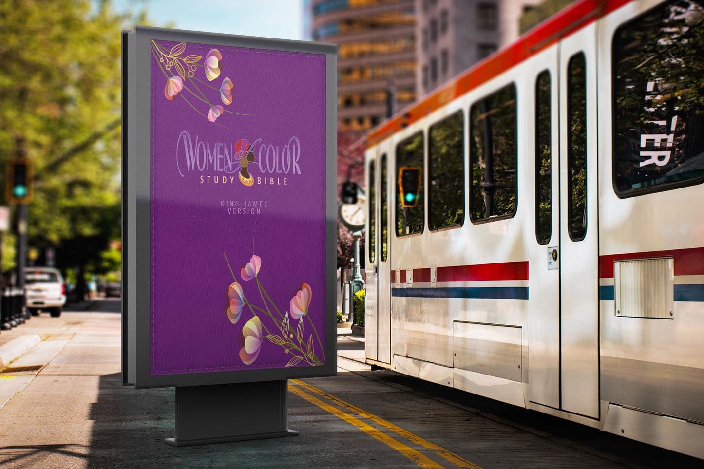 Women of Color Study Bible - Purple Luxleather Softouch Edition