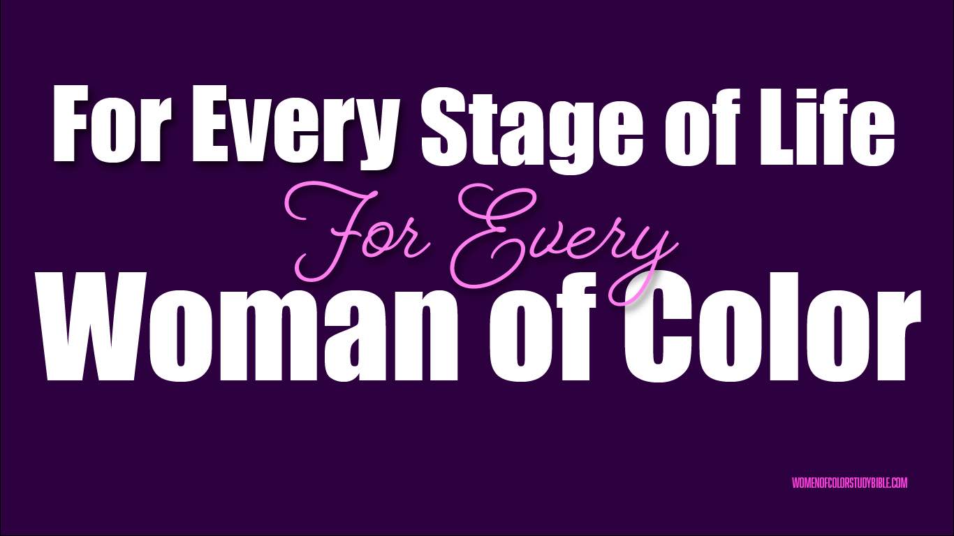 Women of Color Study Bible - Purple Luxleather Softouch Edition